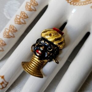 Vintage Unsigned Blackamoor Scatter Pin Brooch
